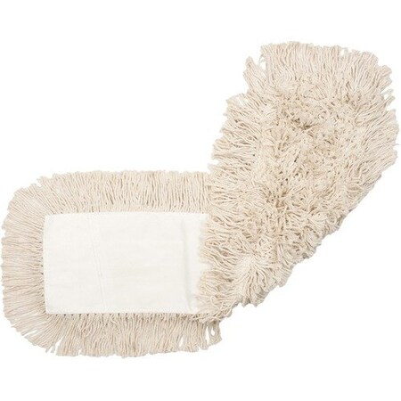 Genuine Joe Genuine Joe Dust Mop Refill, Cotton, Launderable, 18inx5in, Natural GJO18500